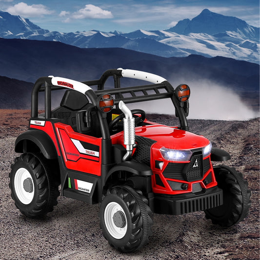 Rigo Kids Electric Ride On Car Off Road Jeep Remote 12V Red-0