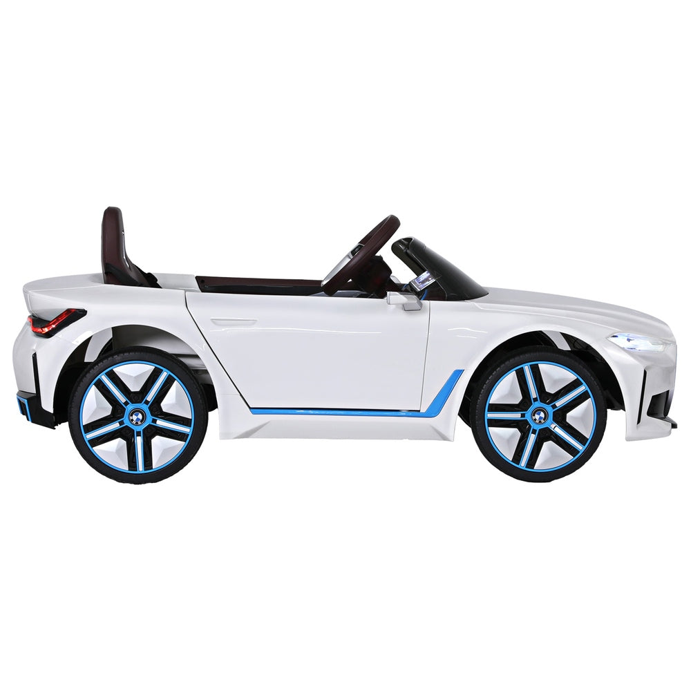 Kids Ride On Car BMW Licensed I4 Sports Remote Control Electric Toys 12V White-2