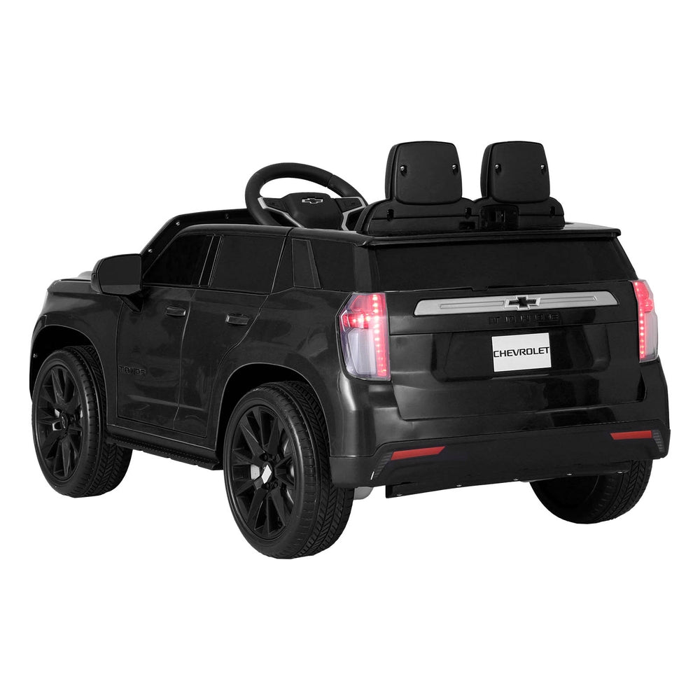 Kids Ride On Car Licensed Chevrolet Tahoe Electric Toys Horn Remote 12V Black-2