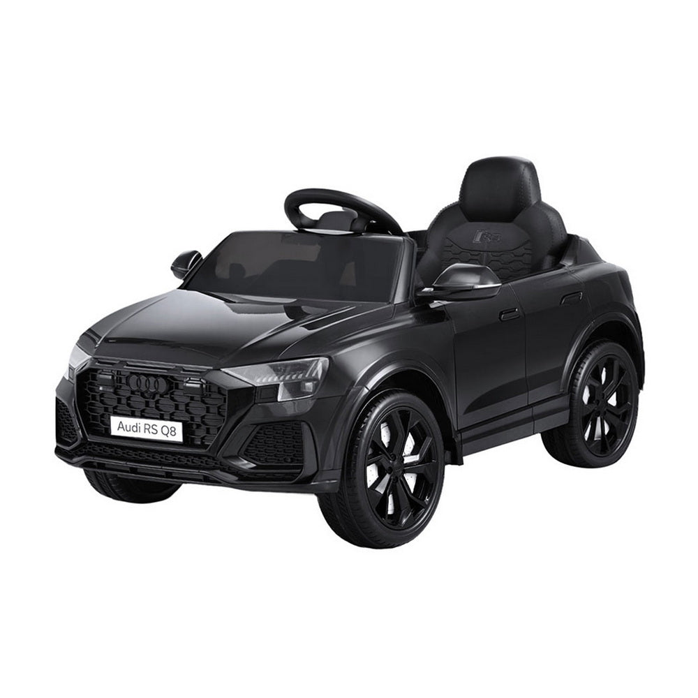 Kids Ride On Car Licensed RSQ8 Electric Toy Black Remote 12V Cars Black-0