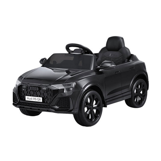Kids Ride On Car Licensed RSQ8 Electric Toy Black Remote 12V Cars Black-0