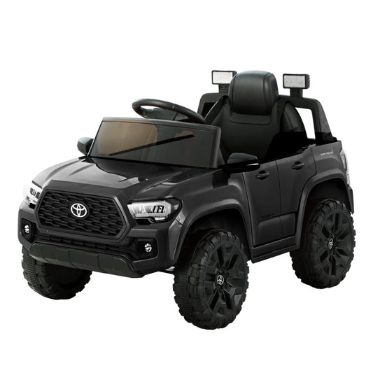 Kids Electric Ride On Car Toyota Tacoma Off Road Jeep Toy Cars Remote 12V Black-0