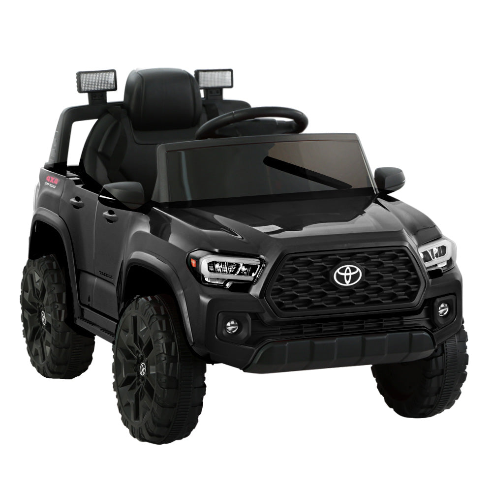 Kids Electric Ride On Car Toyota Tacoma Off Road Jeep Toy Cars Remote 12V Black-3