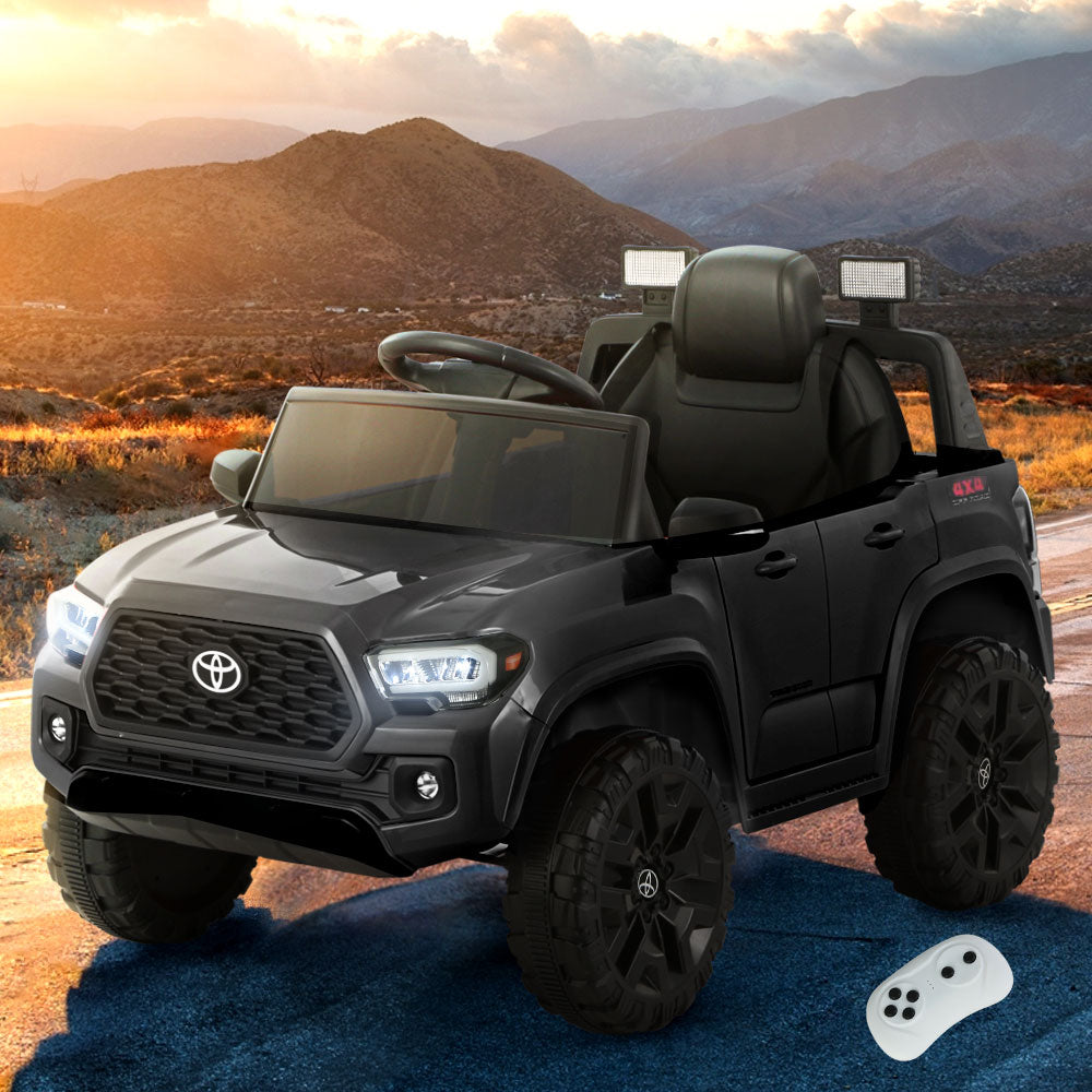 Kids Electric Ride On Car Toyota Tacoma Off Road Jeep Toy Cars Remote 12V Black-7