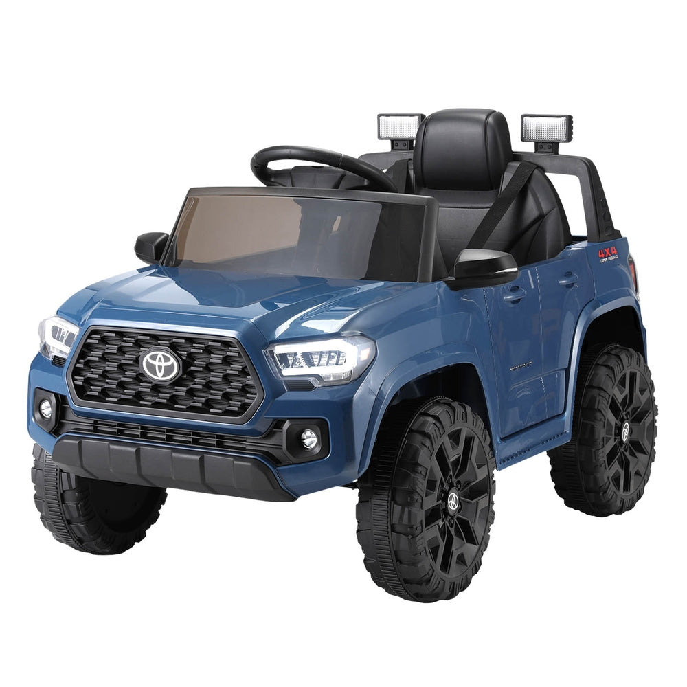 Kids Electric Ride On Car Toyota Tacoma Off Road Jeep Toy Cars Remote 12V Blue-0