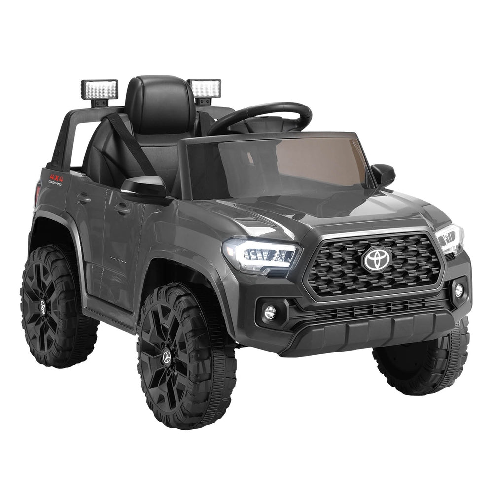 Kids Electric Ride On Car Toyota Tacoma Off Road Jeep Toy Cars Remote 12V Grey-2