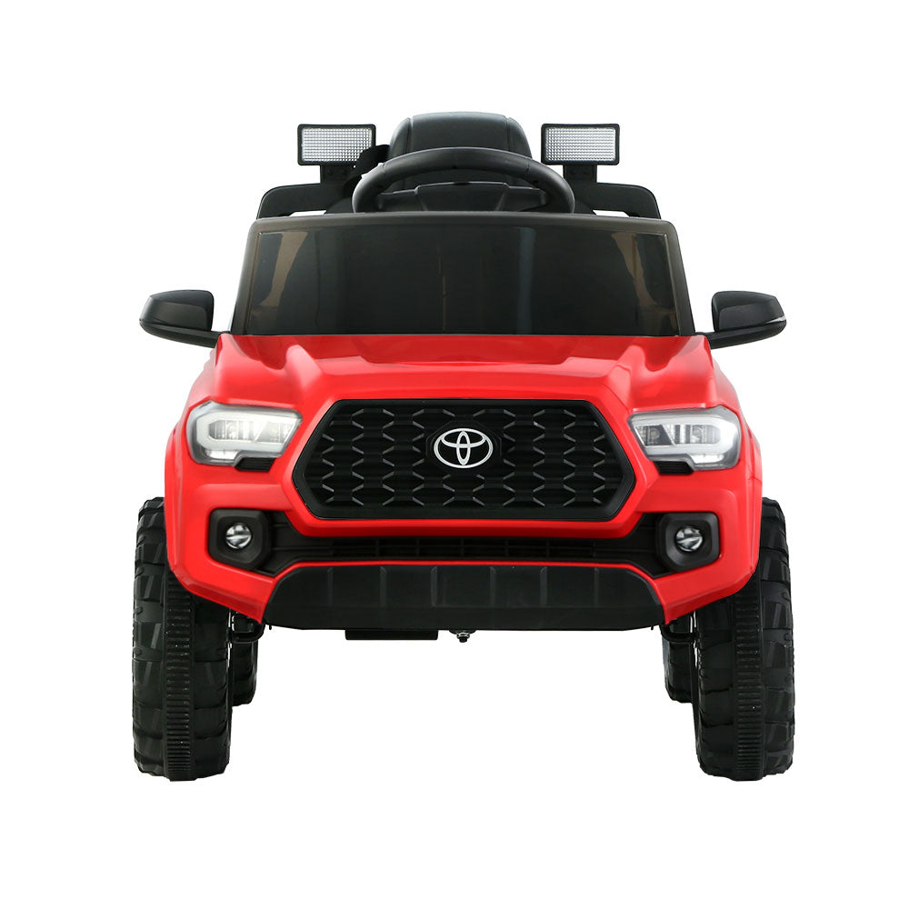 Kids Electric Ride On Car Toyota Tacoma Off Road Jeep Toy Cars Remote 12V Red-2