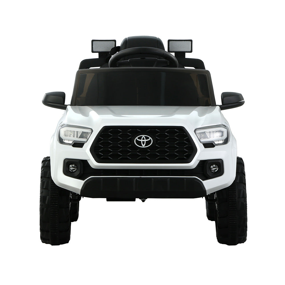 Kids Electric Ride On Car Toyota Tacoma Off Road Jeep Toy Cars Remote 12V Whte-2