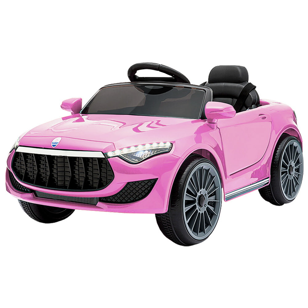 Rigo Kids Electric Ride On Car Toys Cars Headlight Music Remote Control 12V Pink-0