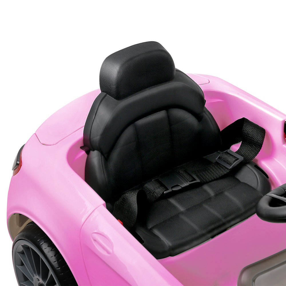 Rigo Kids Electric Ride On Car Toys Cars Headlight Music Remote Control 12V Pink-6