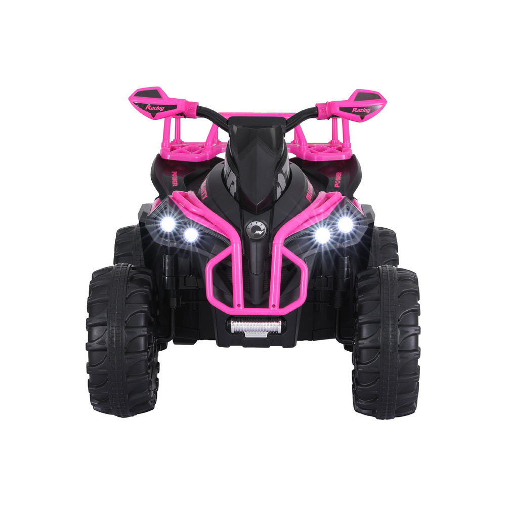 Rigo Kids Ride On Car ATV Quad Motorbike Storage Rack Electric Toys 12V Pink-2