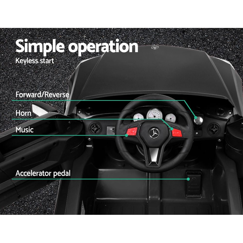 Rigo Kids Electric Ride On Car SUV Mercedes-Benz-Inspired ML450 Remote 12V Black-6