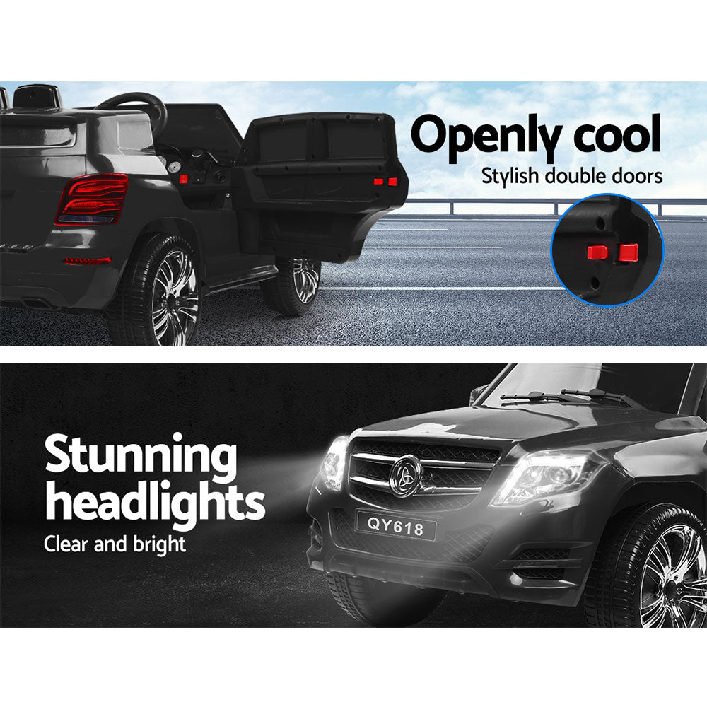 Rigo Kids Electric Ride On Car SUV Mercedes-Benz-Inspired ML450 Remote 12V Black-8