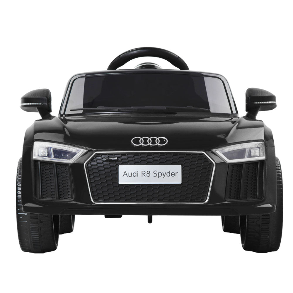 Kids Ride On Car Audi R8 Licensed Sports Electric Toy Cars Black-2