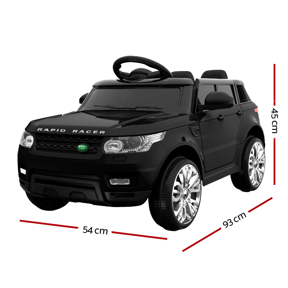 Rigo Kids Electric Ride On Car SUV Range Rover-inspired Cars Remote 12V Black-1