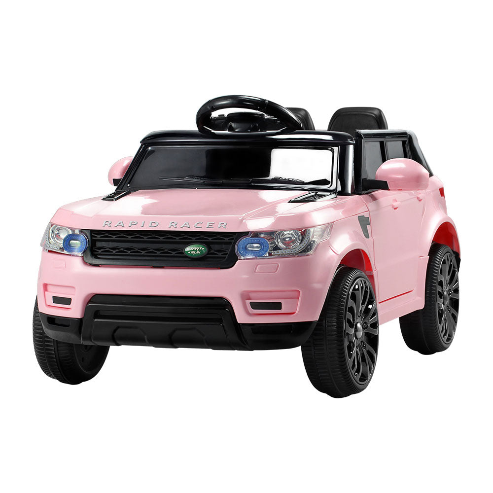 Rigo Kids Electric Ride On Car SUV Range Rover-inspired Cars Remote 12V Pink-0