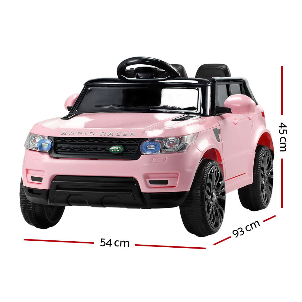 Rigo Kids Electric Ride On Car SUV Range Rover-inspired Cars Remote 12V Pink-1