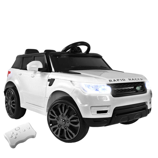 Rigo Kids Electric Ride On Car SUV Range Rover-inspired Cars Remote 12V White-0