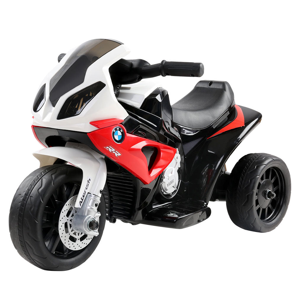 Kids Electric Ride On Car Police Motorcycle Motorbike BMW Licensed S1000RR Red-0