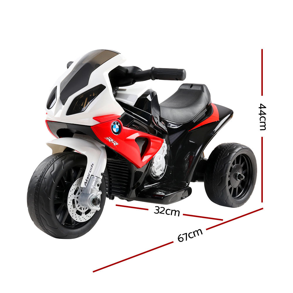 Kids Electric Ride On Car Police Motorcycle Motorbike BMW Licensed S1000RR Red-1