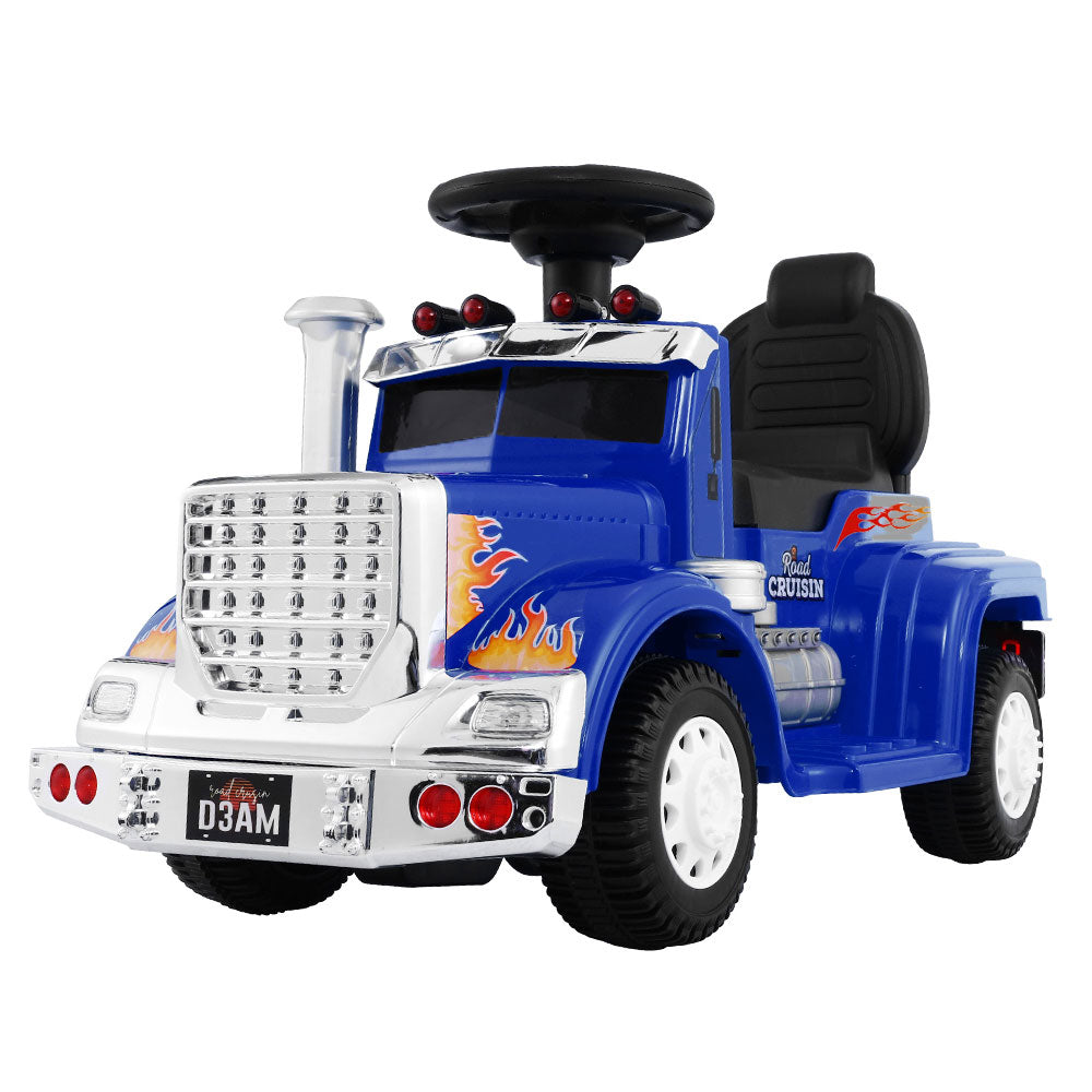 Rigo Kids Electric Ride On Car Truck Motorcycle Motorbike Toy Cars 6V Blue-0