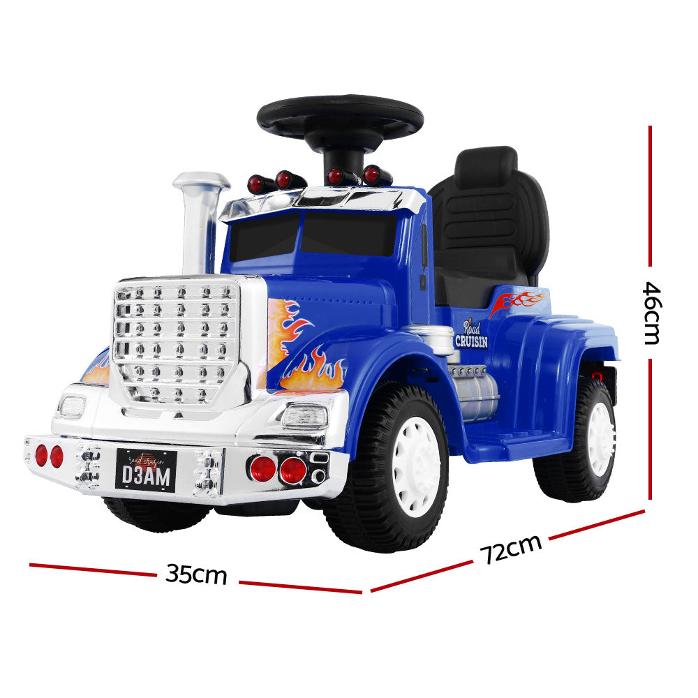 Rigo Kids Electric Ride On Car Truck Motorcycle Motorbike Toy Cars 6V Blue-1