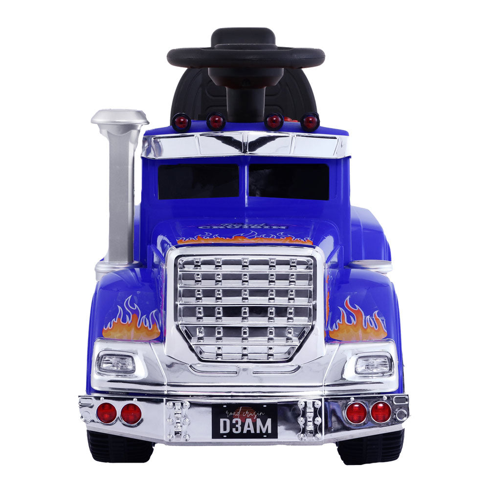 Rigo Kids Electric Ride On Car Truck Motorcycle Motorbike Toy Cars 6V Blue-2