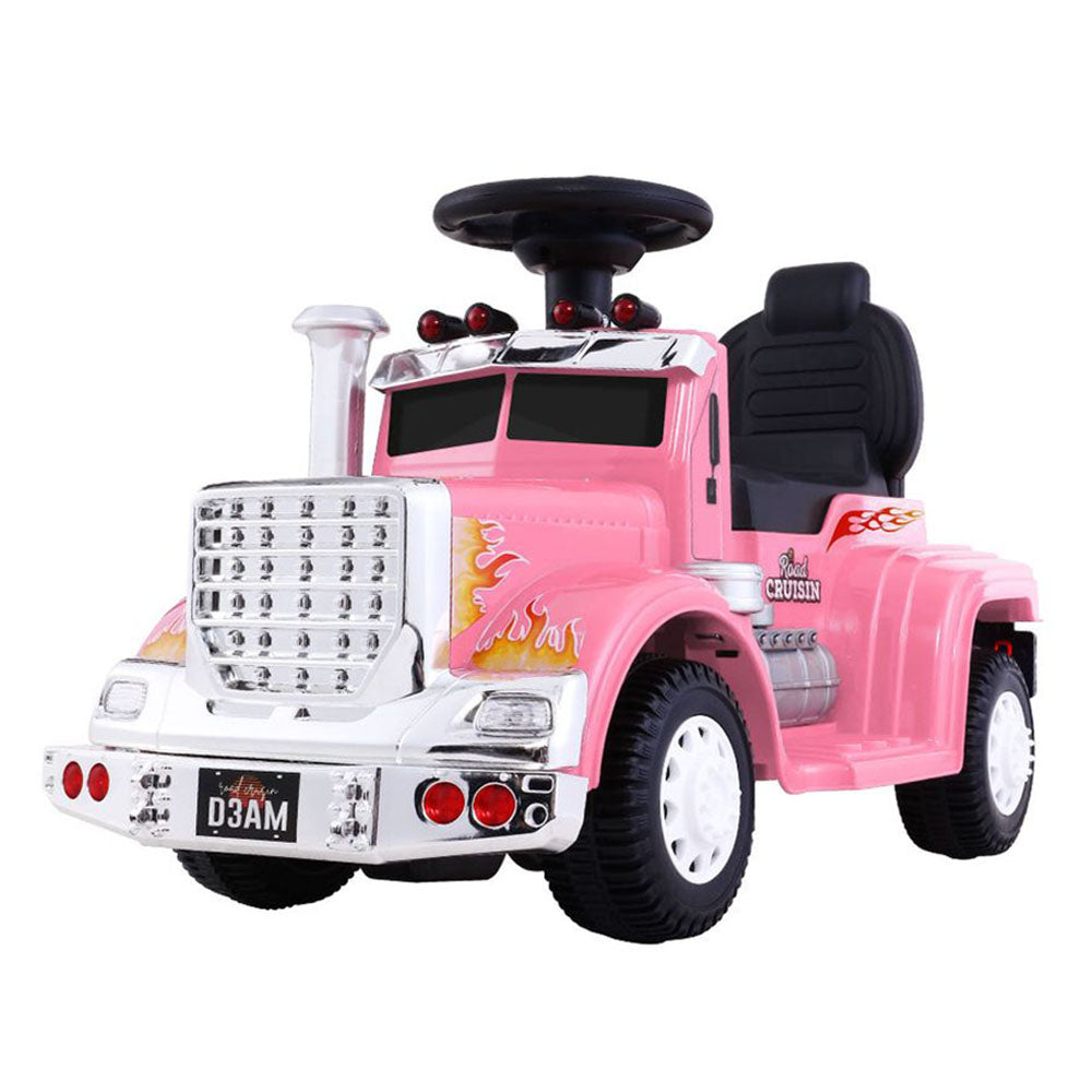 Rigo Kids Electric Ride On Car Truck Motorcycle Motorbike Toy Cars 6V Pink-0