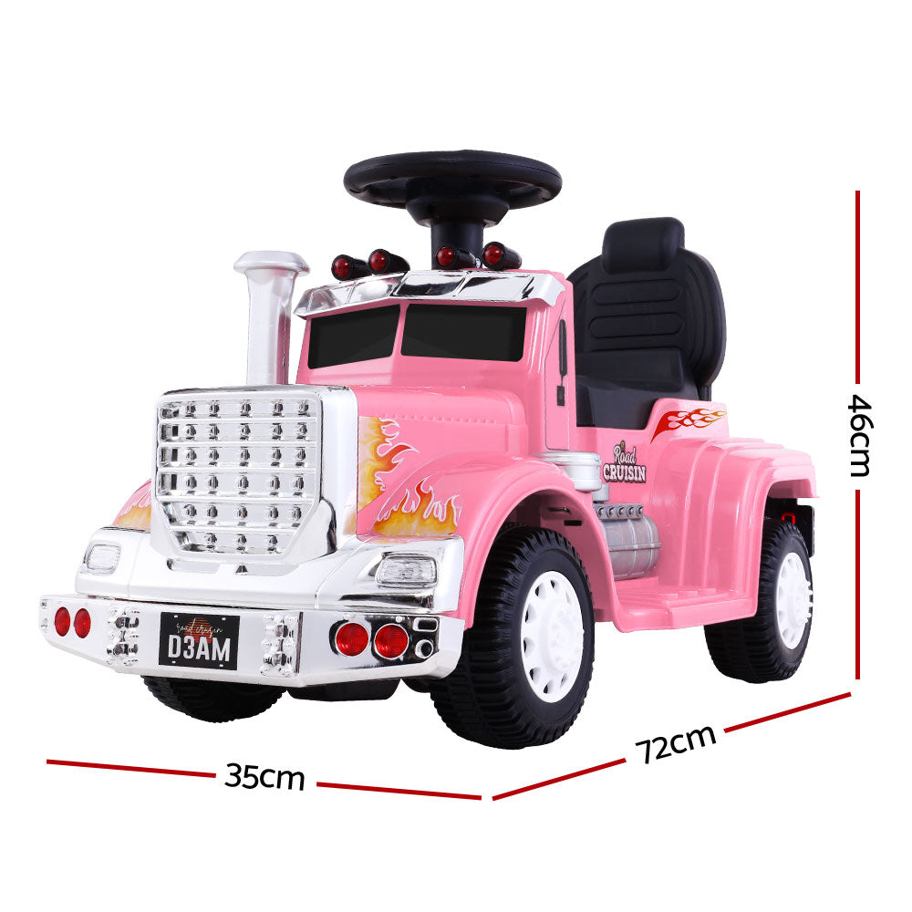 Rigo Kids Electric Ride On Car Truck Motorcycle Motorbike Toy Cars 6V Pink-1
