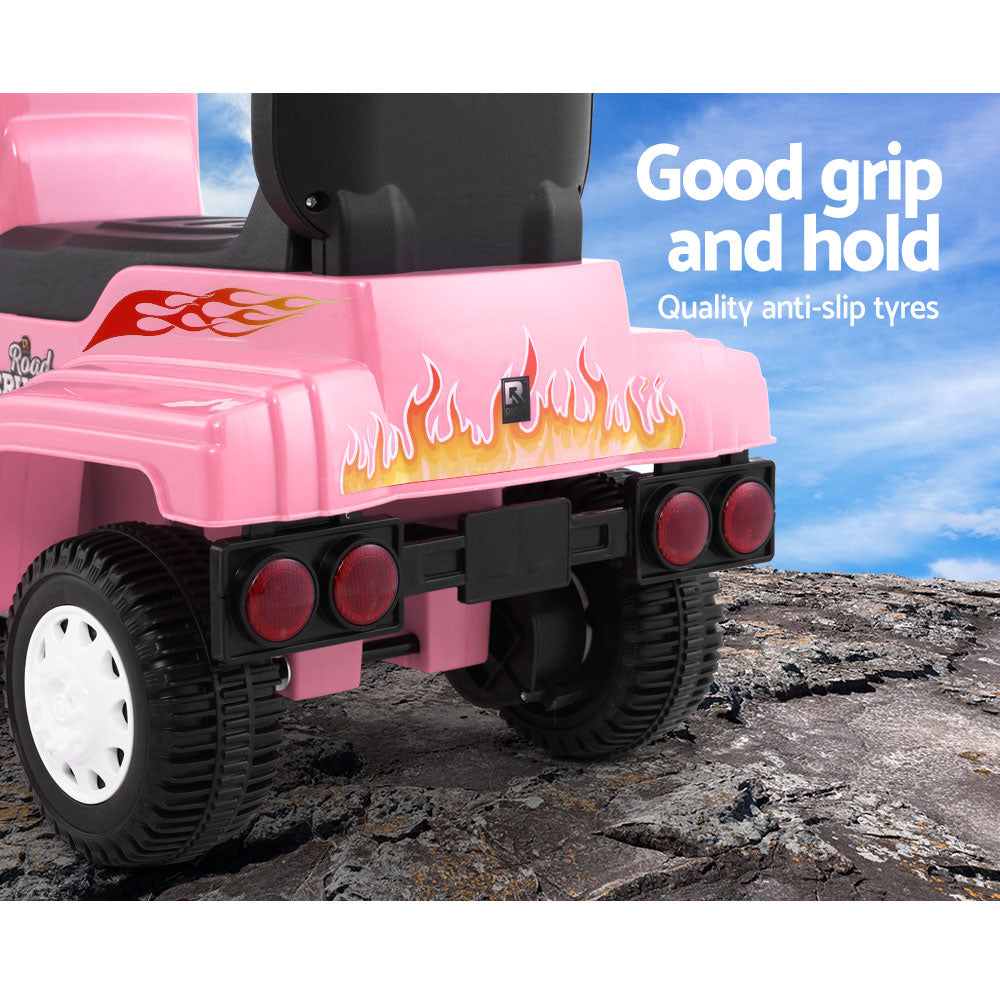 Rigo Kids Electric Ride On Car Truck Motorcycle Motorbike Toy Cars 6V Pink-5