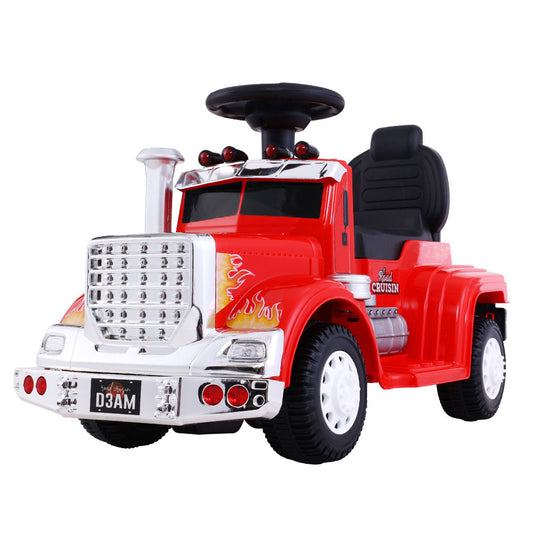 Rigo Kids Electric Ride On Car Truck Motorcycle Motorbike Toy Cars 6V Red-0