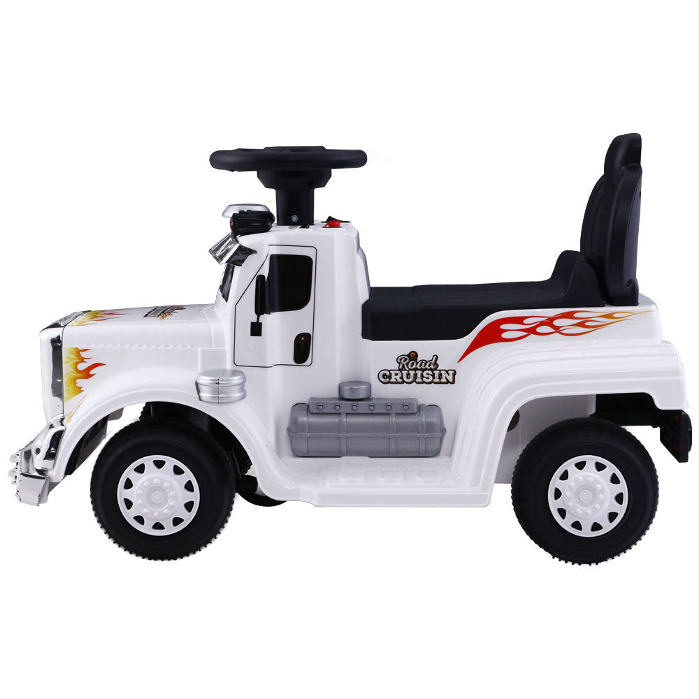 Rigo Kids Electric Ride On Car Truck Motorcycle Motorbike Toy Cars 6V White-3