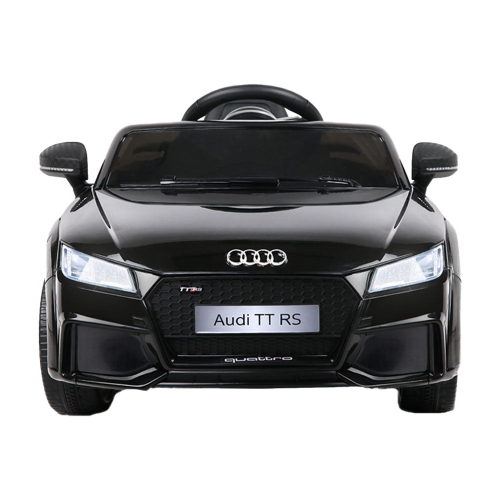 Kids Electric Ride On Car Audi Licensed TTRS Toy Cars Remote 12V Battery Black-2