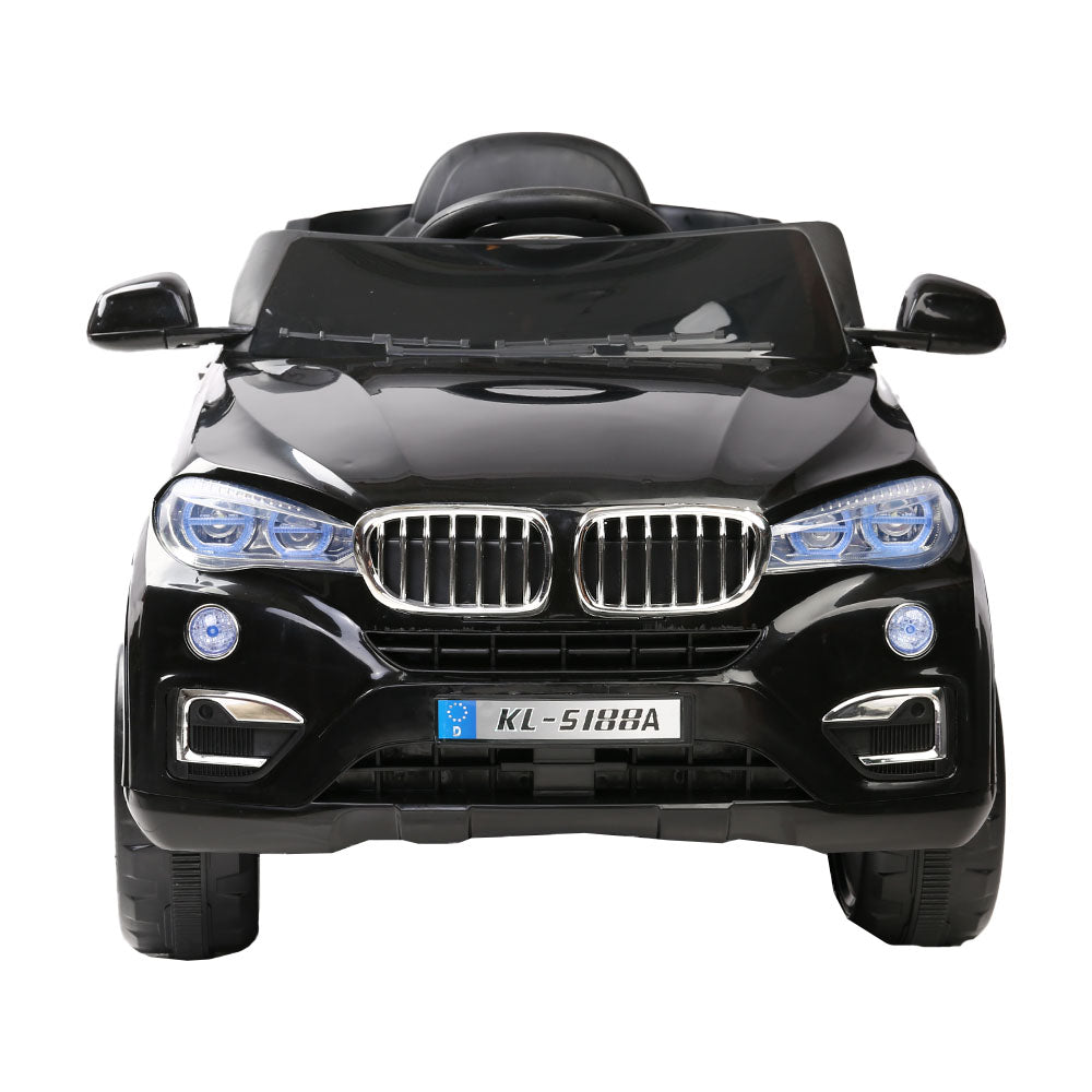 Rigo Kids Electric Ride On Car SUV BMW-Inspired X5 Toy Cars Remote 6V Black-2