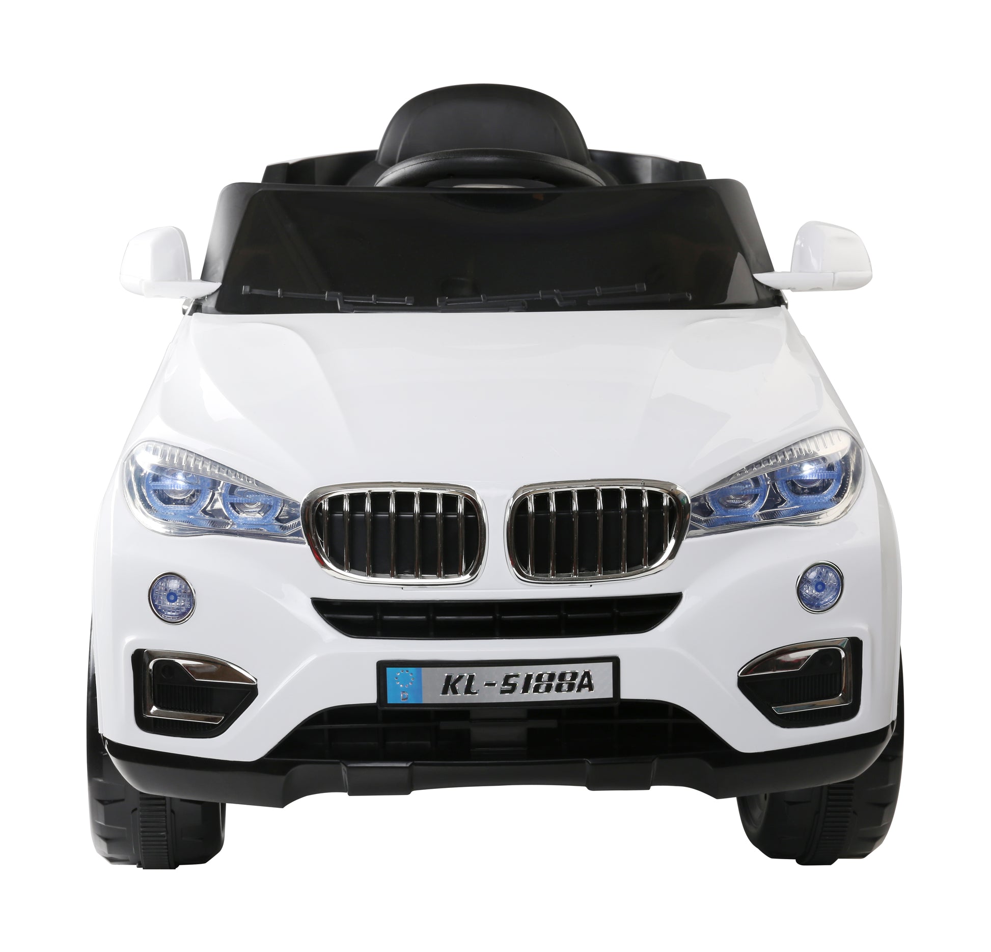 Rigo Kids Electric Ride On Car SUV BMW-Inspired X5 Toy Cars Remote 6V White-2