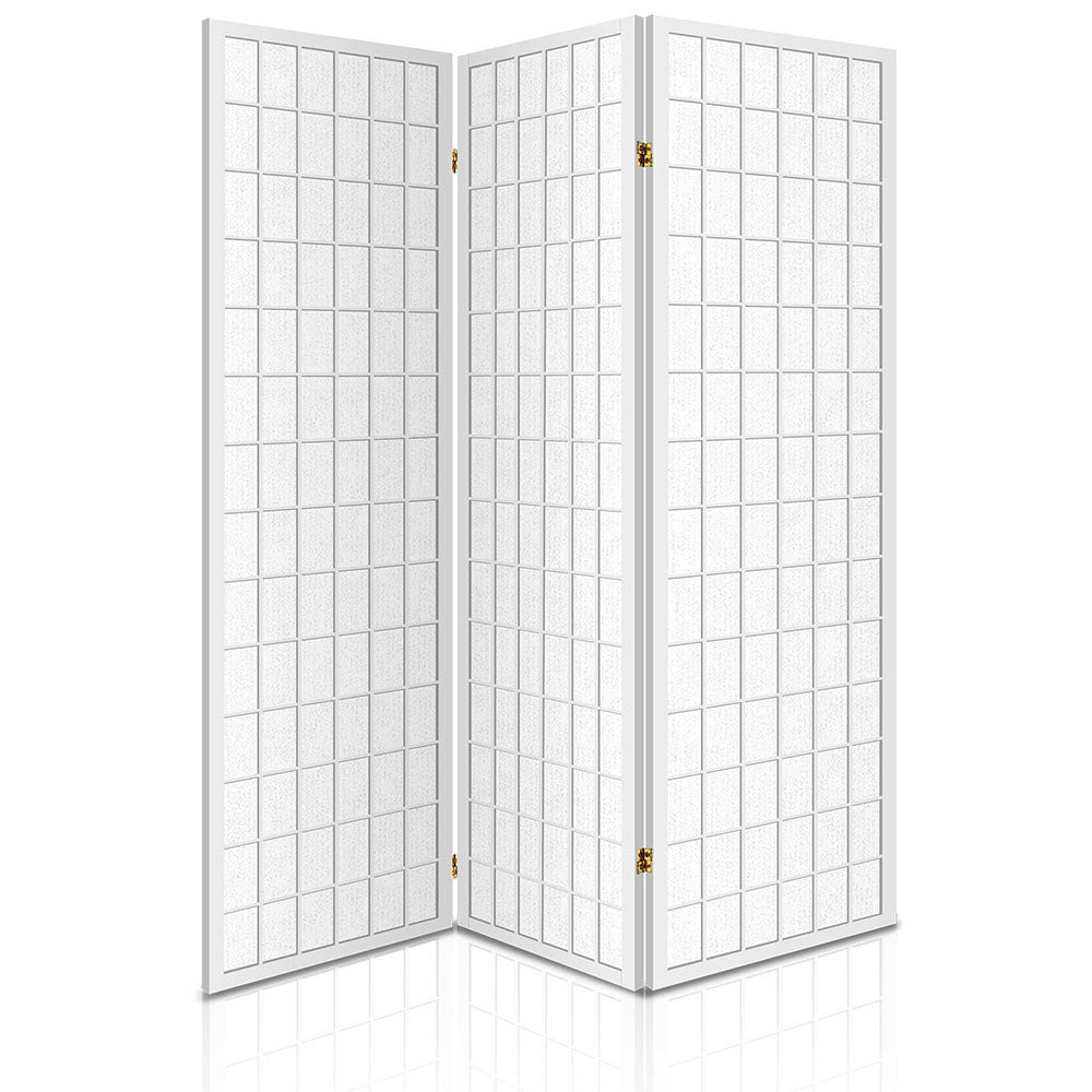 Artiss 3 Panel Room Divider Screen 131x179cm White-0