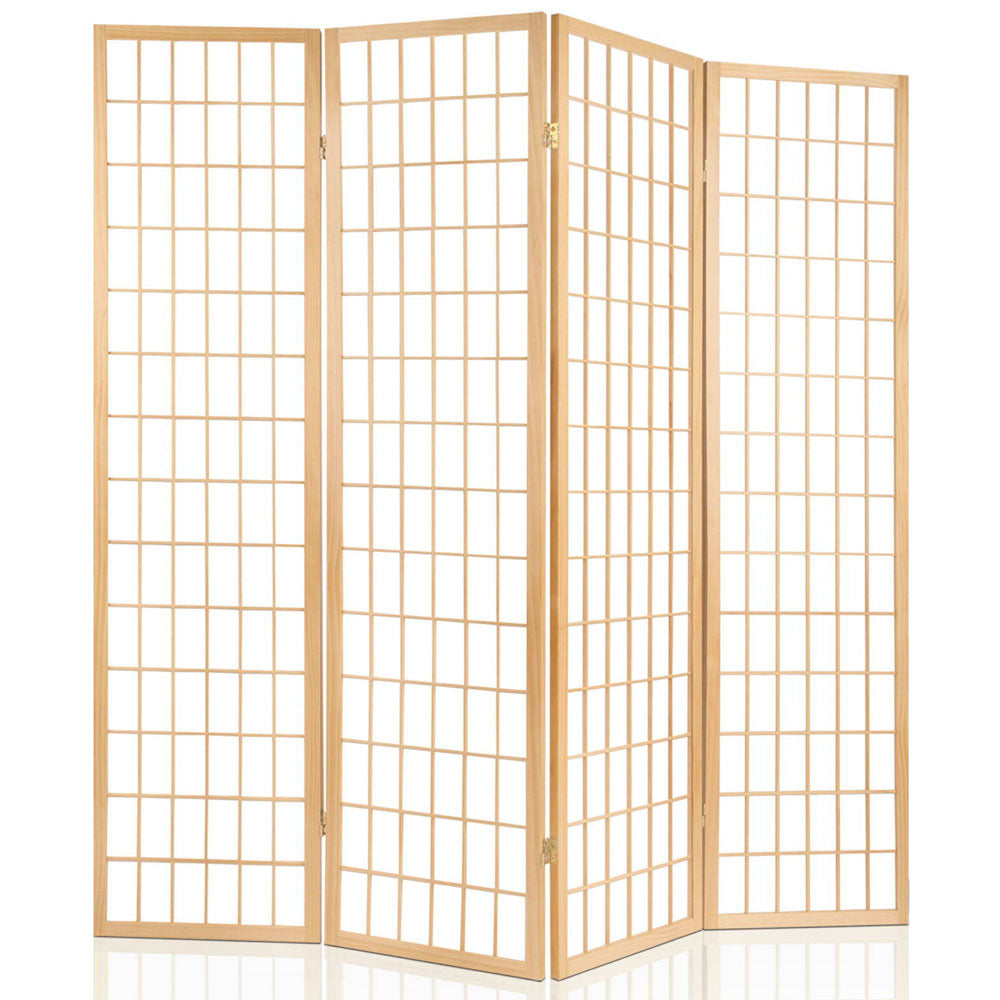 Artiss 6 Panel Room Divider Screen 261x179cm Natural-2