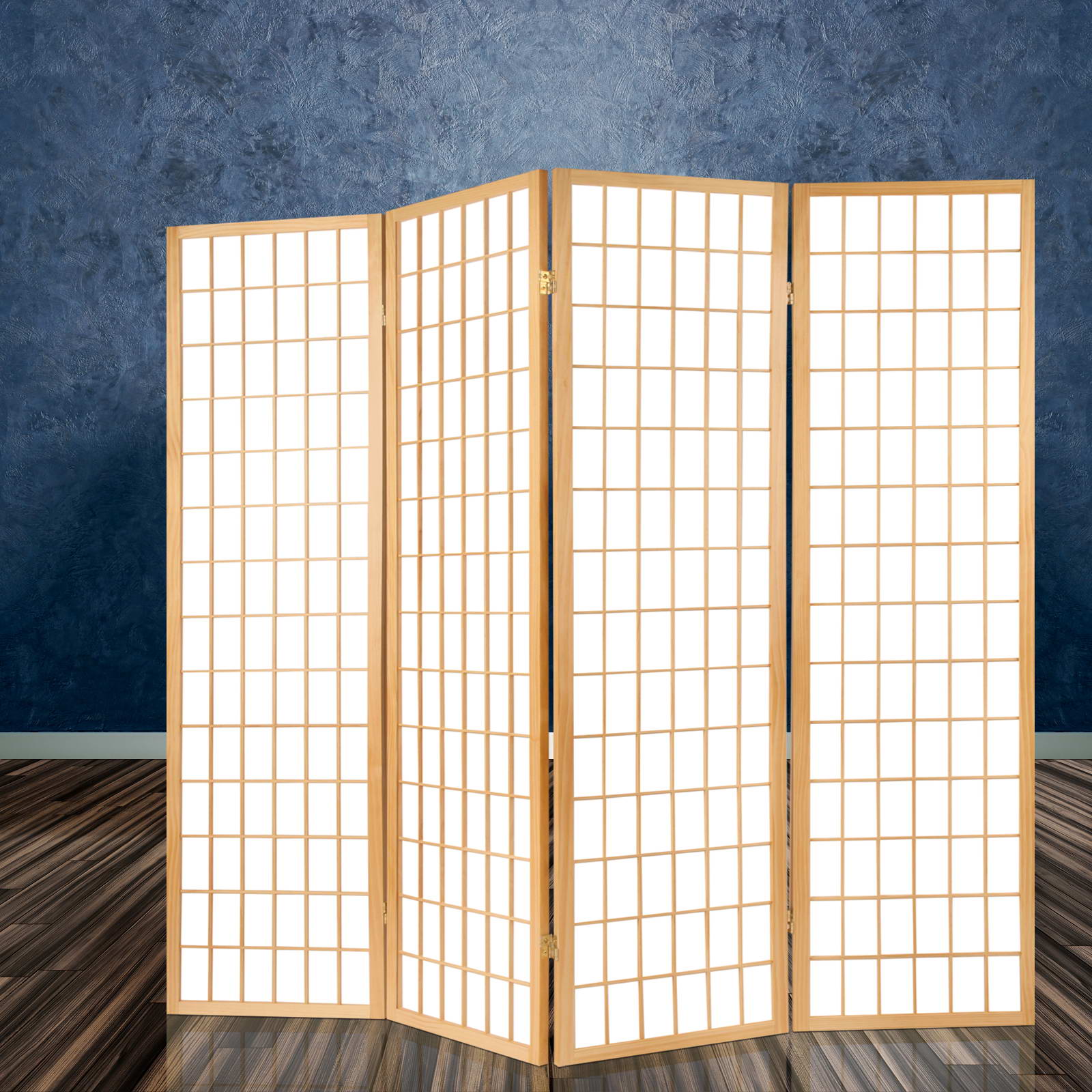 Artiss 6 Panel Room Divider Screen 261x179cm Natural-0