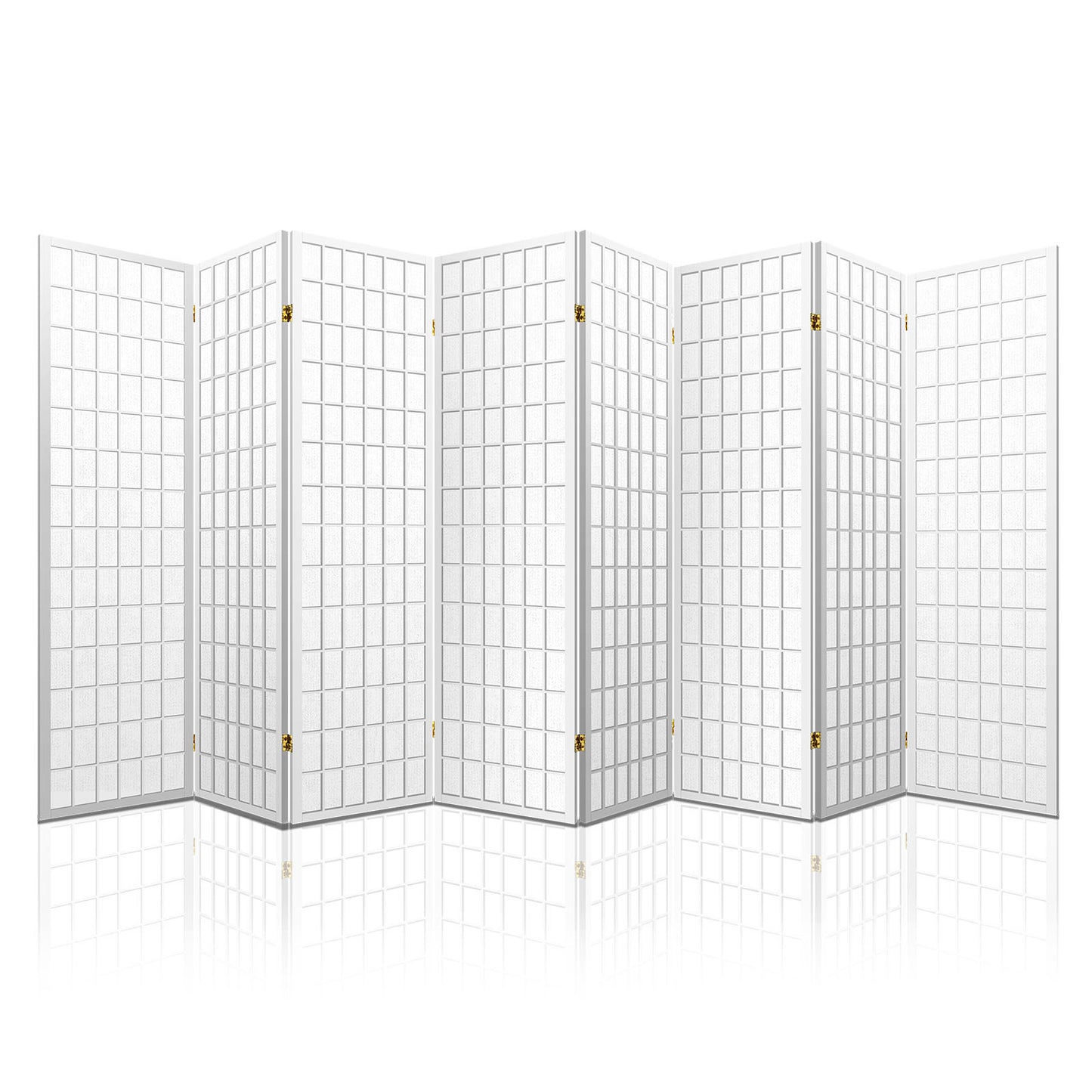 Artiss 8 Panel Room Divider Screen 348x179cm White-0