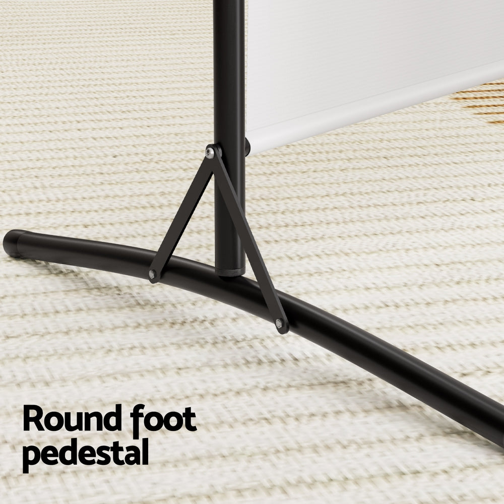 Artiss 4 Panel Room Divider Screen 345x180cm Fabric White-5