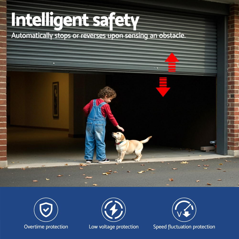 UL-tech Garage Roller Door Opener 250N Motor Auto Safety Reverse 220V-4