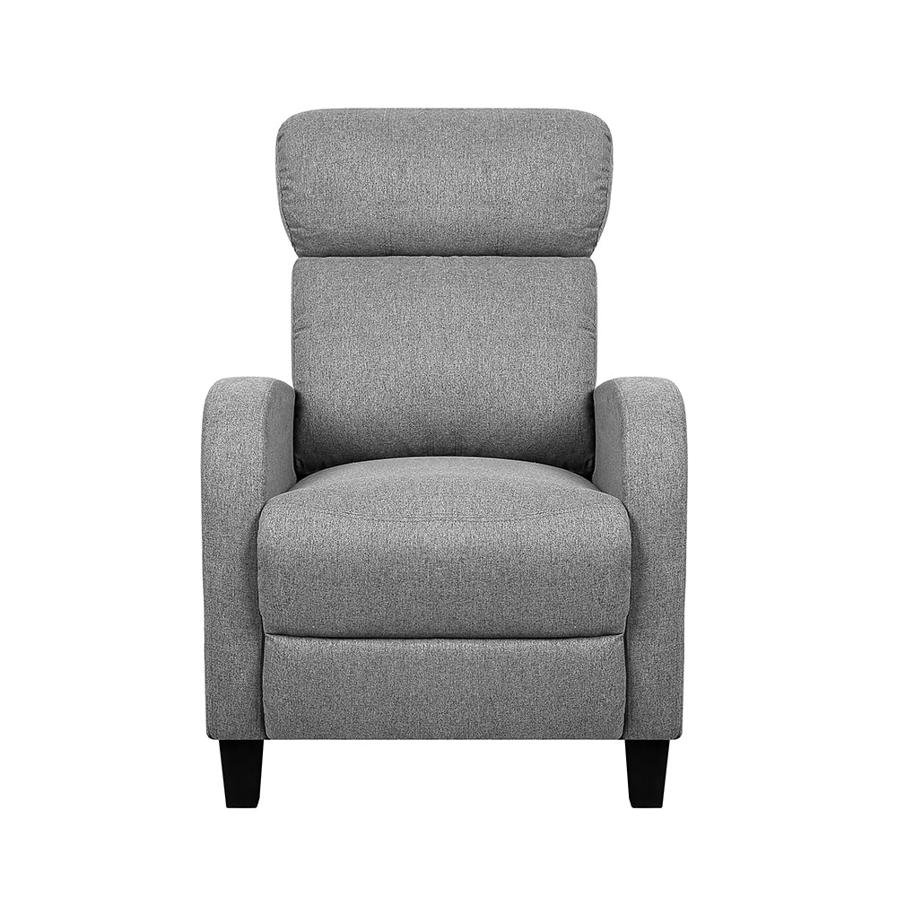 Artiss Fabric Reclining Armchair - Grey-3