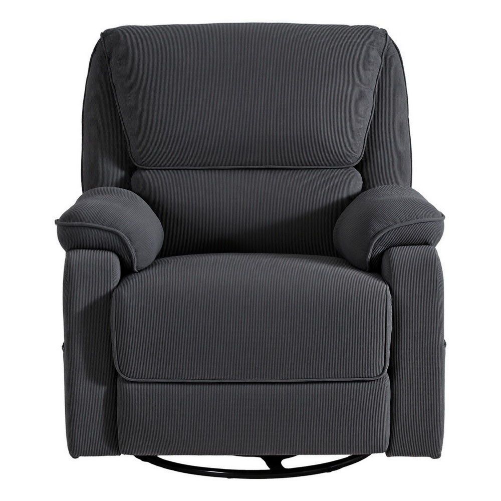 Artiss Rocking Recliner Chair 360 Swivel Massage Heated Reclining Chairs-2