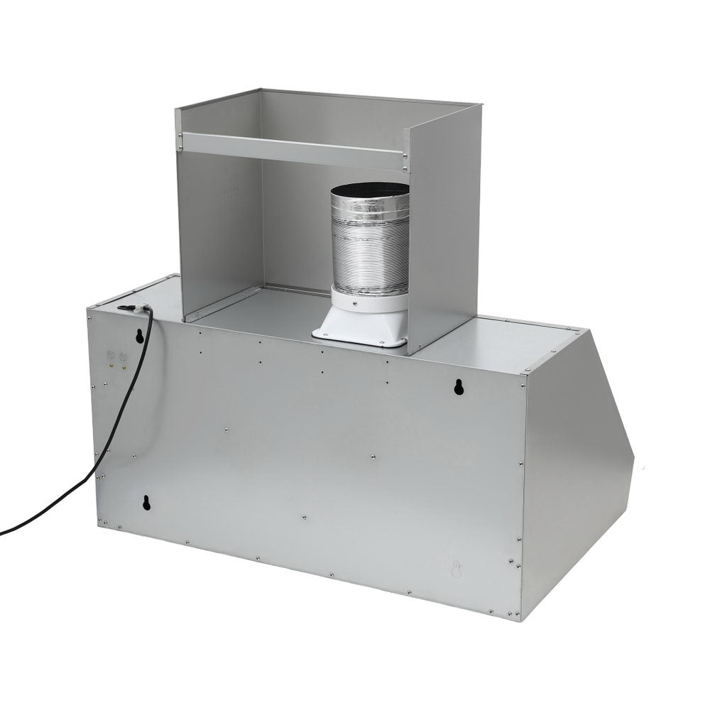 Devanti 900mm Range Hood 3-Speed Fan LED Display Remote Control-3