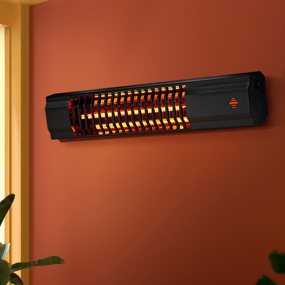Devanti Electric Strip Heater Radiant Heaters 2000W-6