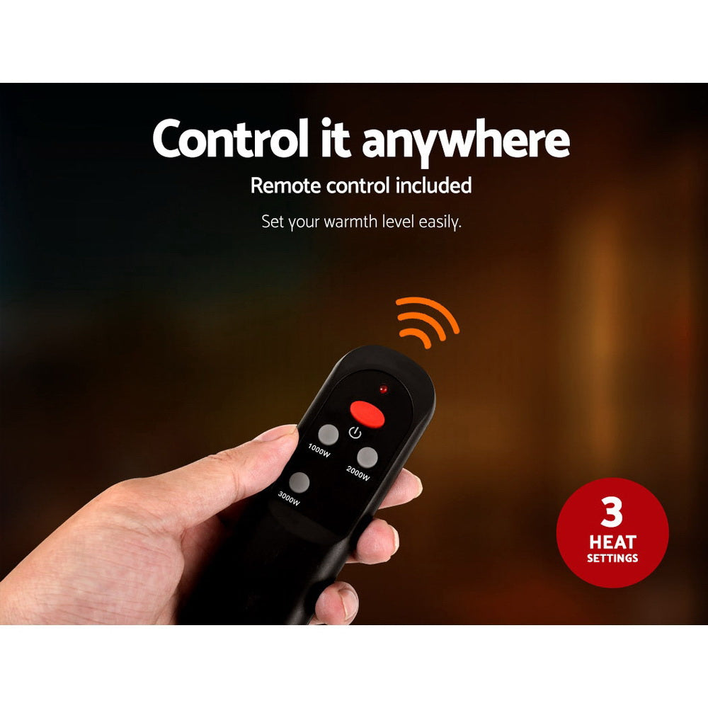 Devanti Electric Strip Heater Infrared Radiant Heaters 3000W-4