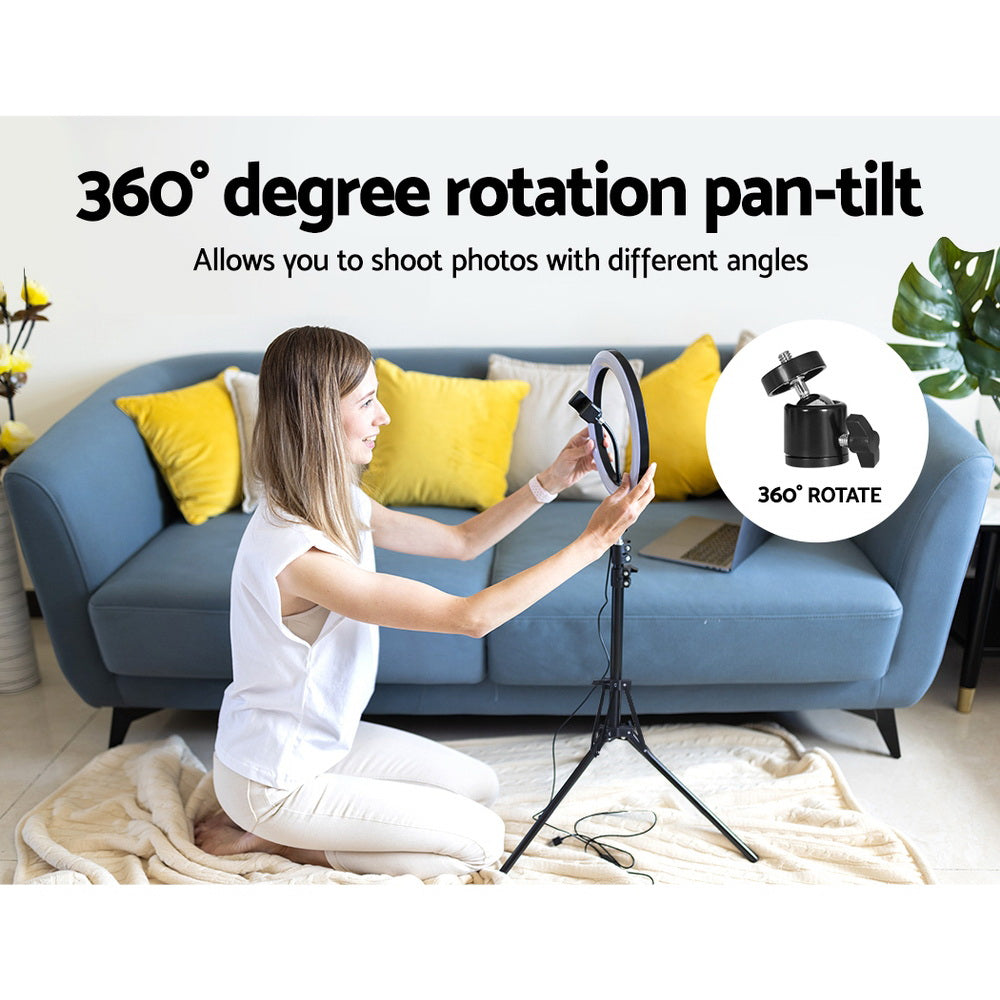 Embellir Ring Light 10" Tripod Stand-6