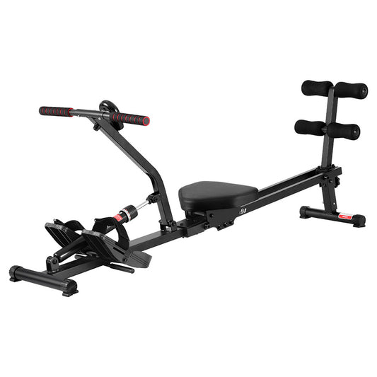 Everfit Hydraulic Rowing Machine Rower 12 Levels Resistance Exercise Fitness Gym Cardio-0