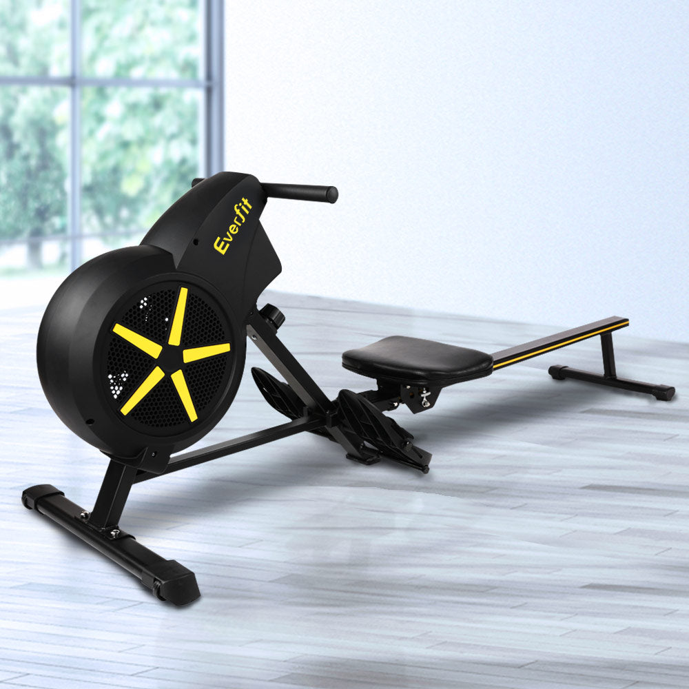 Everfit Rowing Machine Air Rower Exercise Fitness Gym Home Cardio-6