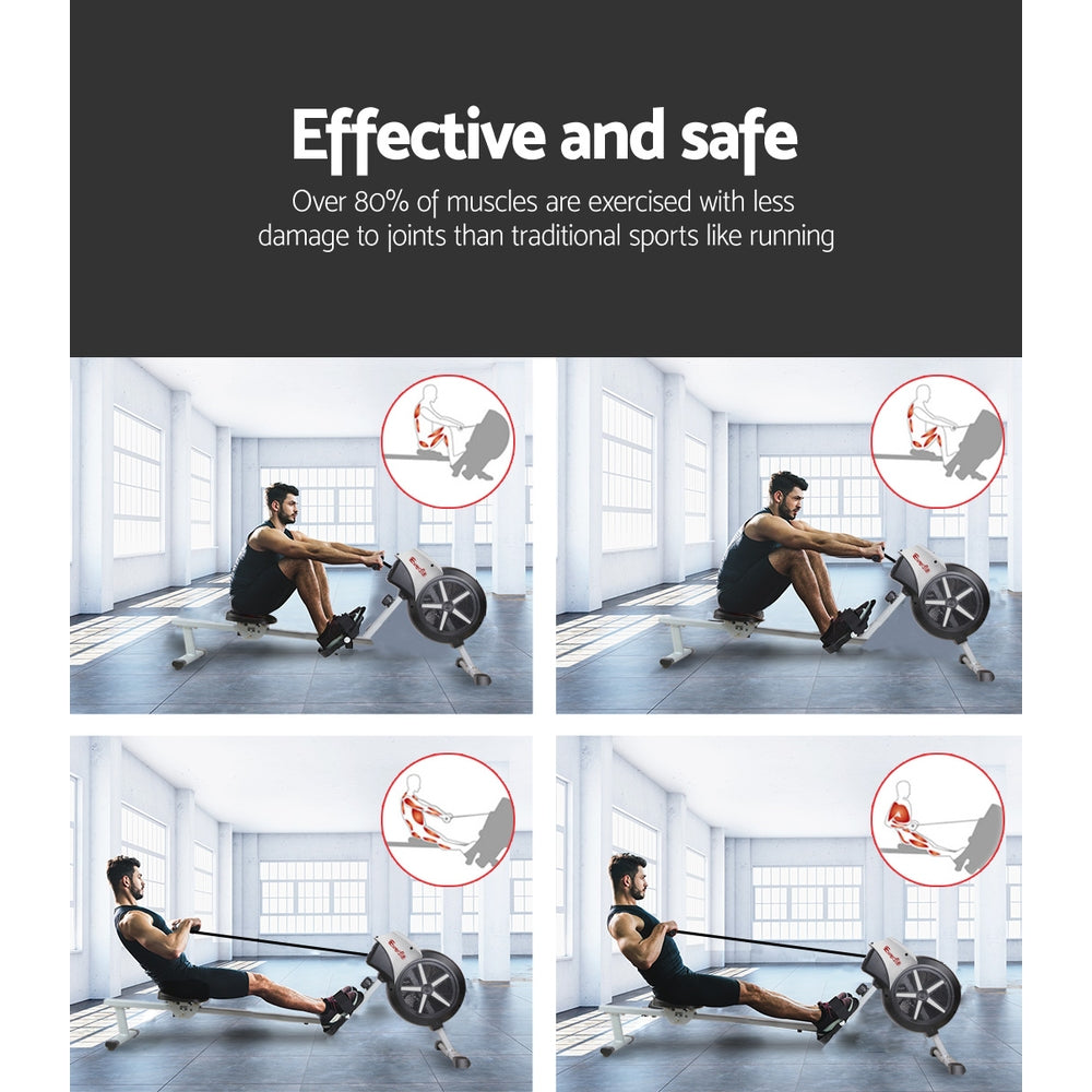 Everfit 8 Level Rowing Exercise Machine-3